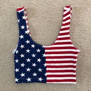 USA crop top